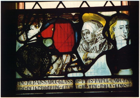 View notes on 16th Century glass. (Photo courtesy of Ron Waller.)