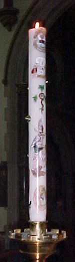Paschal Candle - back view
