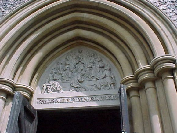 Entrance to Holy Ghost Church