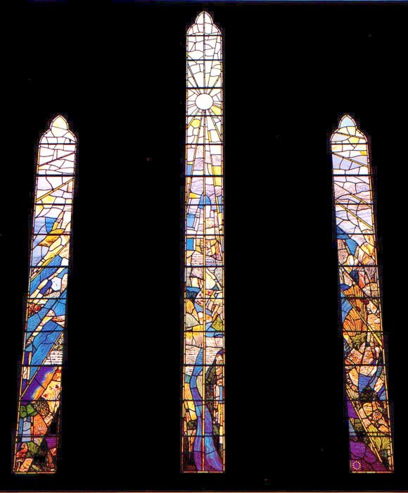 View notes on West Window 1992. (Photo courtesy of Andrew Taylor.)