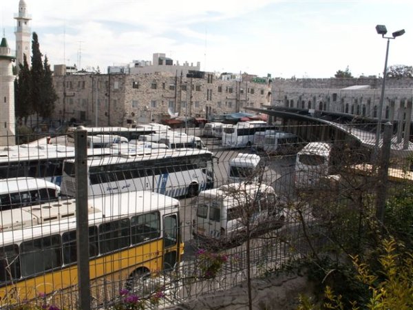 Arab Bus station (taken from the Garden Tomb)