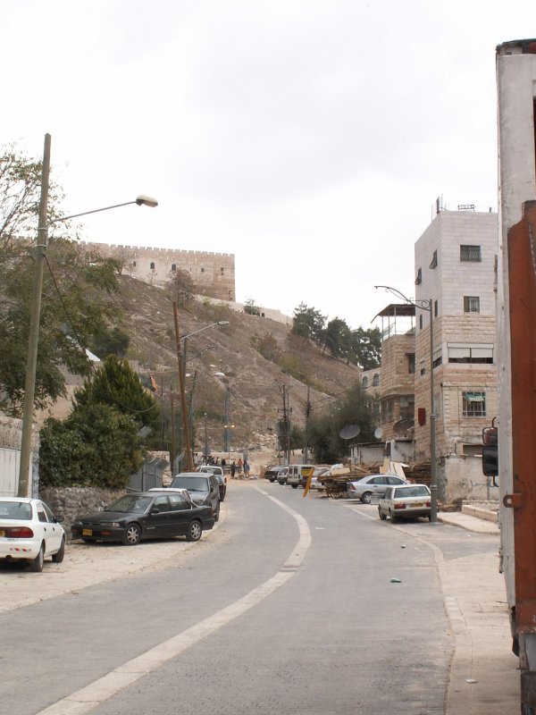 The Kedron Valley that Jesus walked across from the Mount of Olives to Caiaphas' palace after his arrest (as it is now!).....one of my walks!