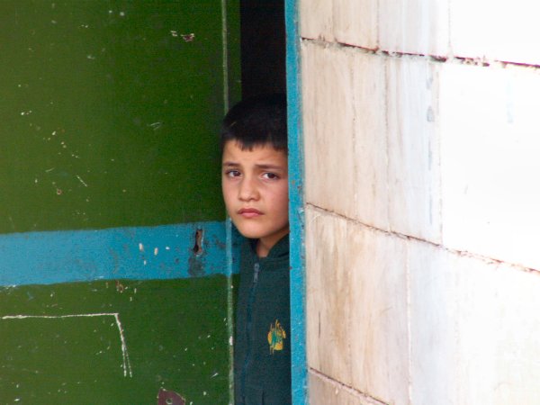 A 'worried look' in the Dheisheh Refugee Camp A 'worried look' in the Dheisheh Refugee Camp