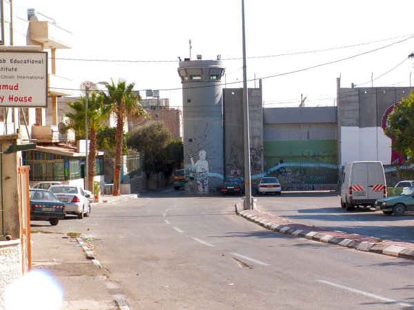 The wall from within and a watchtower.